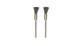 PROXXON 4528951 - Stahl-Pinselbürsten, 8 mm (2 Stück)